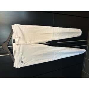 AG The Legging Ankle Super Skinny Ankle White Jeans Sz28